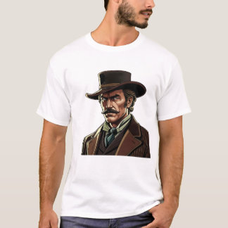 Camiseta Doc Holliday: Sharp Gaze & Legend