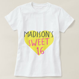 Camiseta Doce 16 16º Aniversário