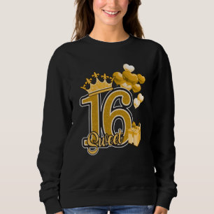 Camiseta Doce 16 anos Dourado