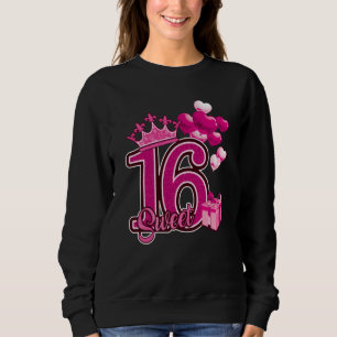 Camiseta Doce 16 de aniversário rosa