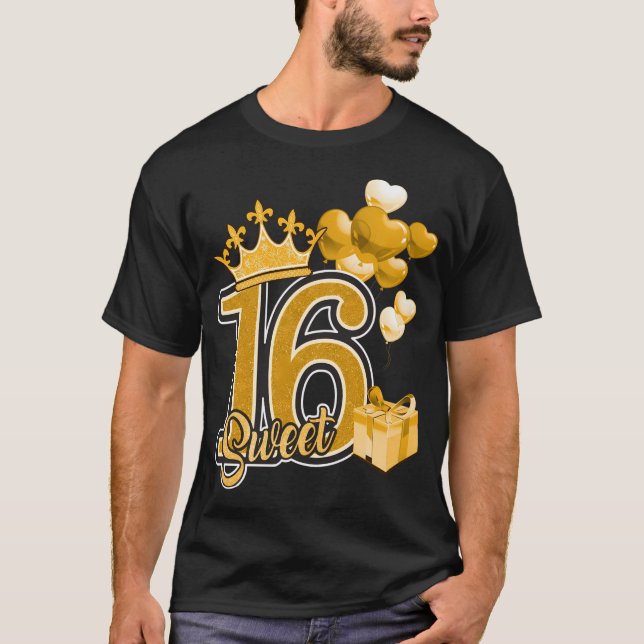 Camiseta Doce 16 Ouros 16 anos (Frente)