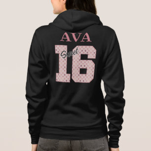 Camiseta Doce 16 Rapariga de Aniversário - Tipografia de R