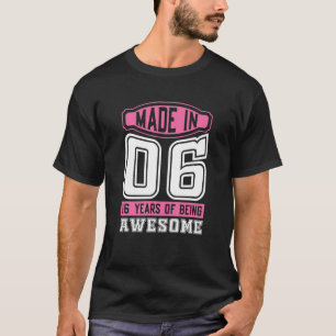 Camiseta Doce 16 Sessenta Dias - Feita Em 6016 Anos De Sere