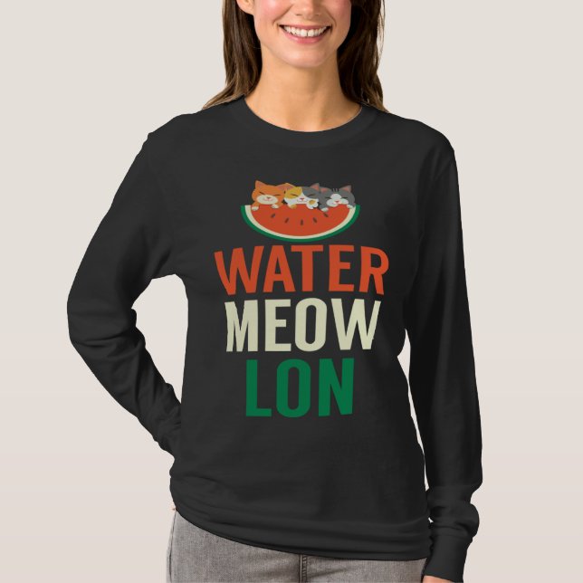 Camiseta Doce Água Meow Leon Melão Com Criadores de Melão G (Frente)