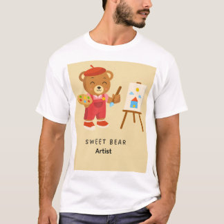 Camiseta Doce artista urso