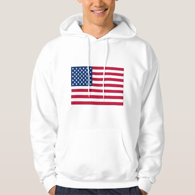 Camiseta Doce Básico de Bandeira Americana (Frente)