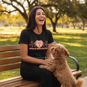 Camiseta Doce Casa Kawaii é Onde Meu Cachorro Está
