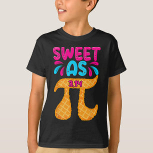 Camiseta Doce Como 3,14 Pie Engraçado Pi Day Math Boys G