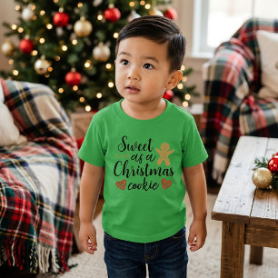 Camiseta Doce como Biscoito de Natal