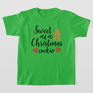 Camiseta Doce como Cookie de Natal
