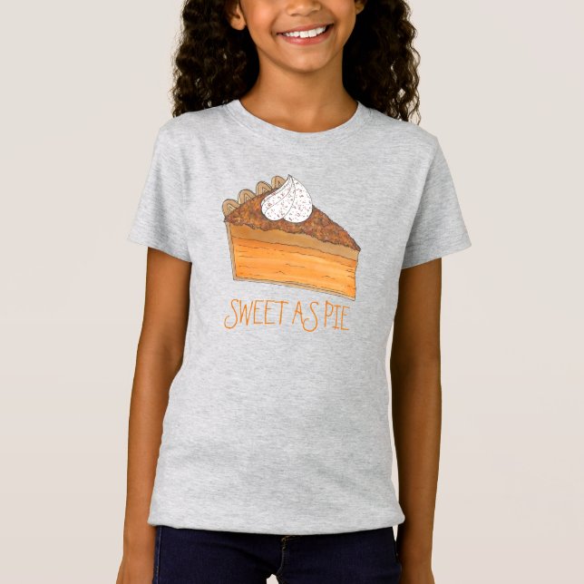 Camiseta Doce Como Dessert De Feriado De Batata Doce (Frente)