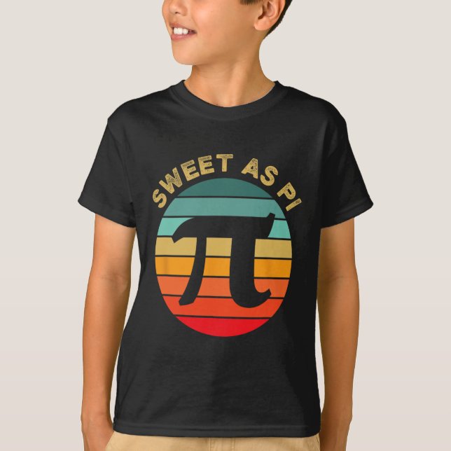 Camiseta Doce Como Pi Day 2025 Engraçado Professor De Matem (Frente)