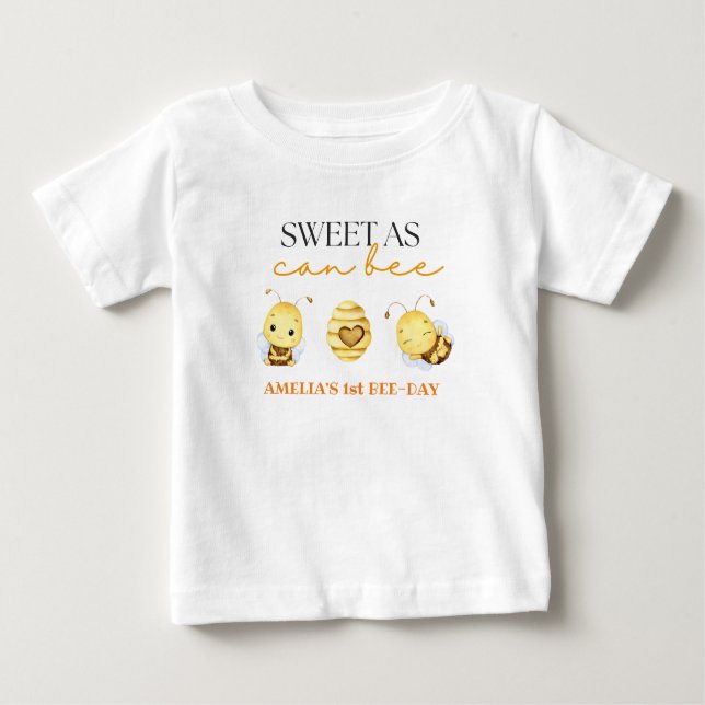 Camiseta Doce Como Pode Ser Aniversário (Frente)