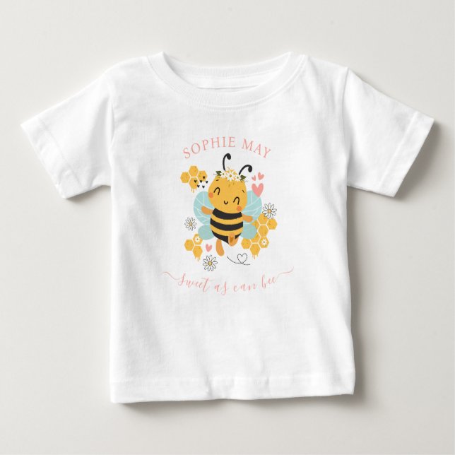 Camiseta Doce como pode ser o nome da menina (Frente)
