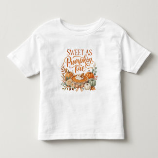 Camiseta Doce como Torta de Abóbora Bebê