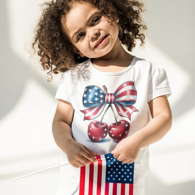 Camiseta Doce Como Uma Cereja Americana (Criador carregado)