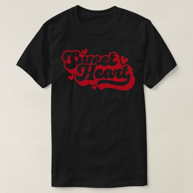 Camiseta Doce coração (Frente do Design)
