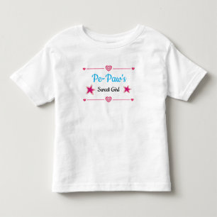 Camiseta doce de bebê da Pe-Paw