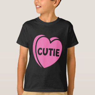 Camiseta Doce de Dia dos Namorados Corações Doces Amor Cute