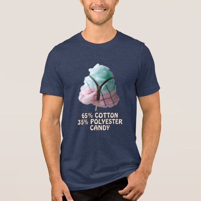Camiseta Doce de Mistura de Poliéster e Algodão (Frente)