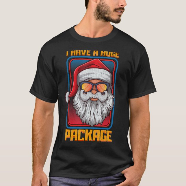 Camiseta Doce De Natal Para Homens Feriados (Frente)