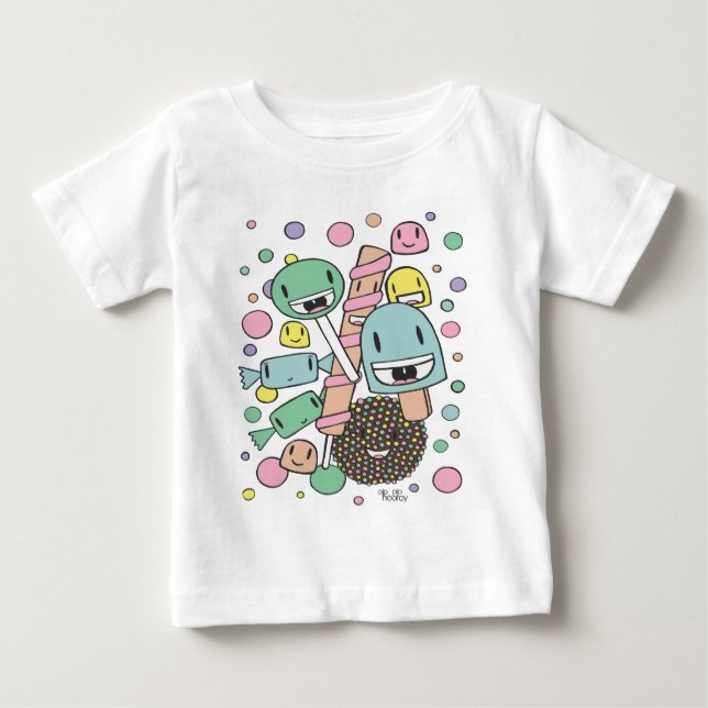 Camiseta Doce Doce Colírio Colírio Colírio Gotas (Frente)