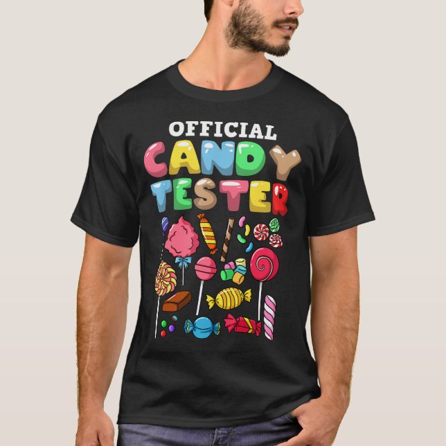 Camiseta Doce Doce no Dia das Bruxas de Lollipop (Frente)