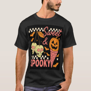 Camiseta Doce e Assustadoramente Fofo Halloween