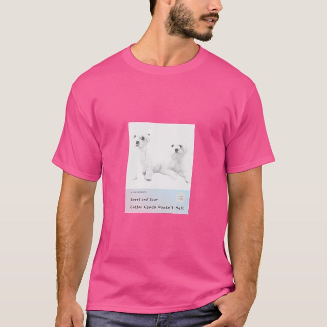 Camiseta Doce e doce de algodão não derrete (Frente)