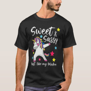 Camiseta Doce E Sassentido Assim Como Minha Madre Correspon