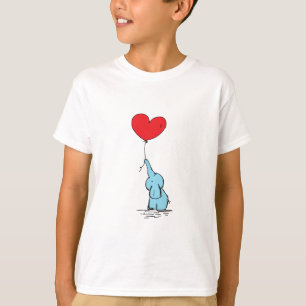 Camiseta Doce Elefante Adorável Tee