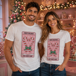 Camiseta Doce Equilíbrio O Tarot de Natal do Cane Candy