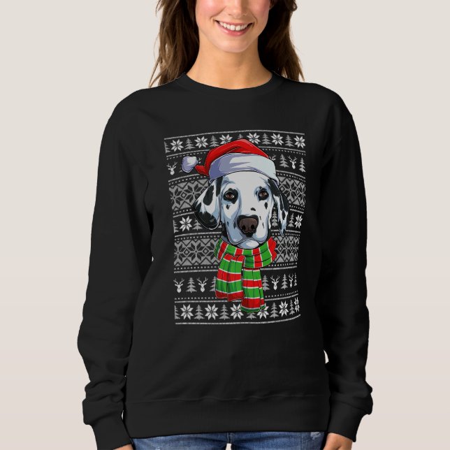 Camiseta Doce Feio de Natal Dalmaciano Dal Xmas Dal (Frente)