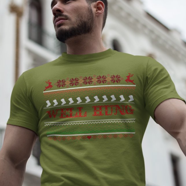 Camiseta Doce Feio De Natal Engraçado, Bem Prendido (Criador carregado)