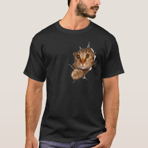 Camiseta Doce Gatinho Rasgou Roupa Gata Dona de Gato Gata D