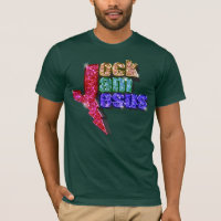 Doce Jesus do "aldeão" Camo T do jóquei Backwoods