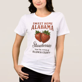 Camiseta doce lar alabama morango