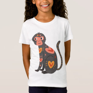 Camiseta Doce Macaco Adorável