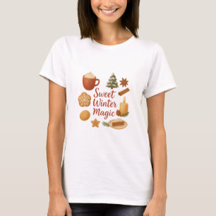 Camiseta Doce Magia de Inverno – Natal Aconchegante e Quent