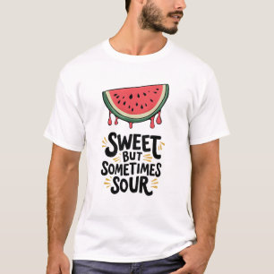 Camiseta Doce, Mas Às Vezes Areia A Melancia
