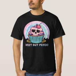 Camiseta Doce Mas Cupcake Psicopata