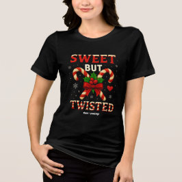 Camiseta Doce, Mas Doce Torcido, Cané Engraçado De Natal En