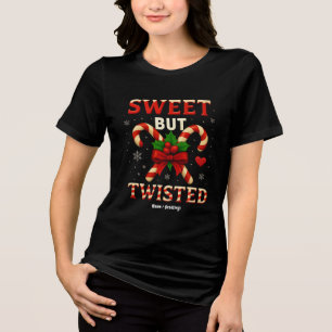 Camiseta Doce, Mas Doce Torcido, Cané Engraçado De Natal En