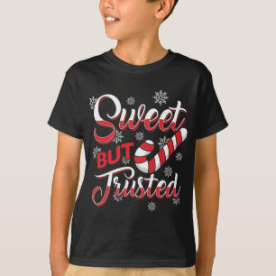 Camiseta Doce, Mas Enroscado Engraçado, Cane De Natal Lo