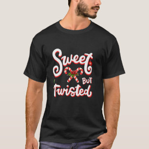 Camiseta Doce, Mas Entorcido, Doces De Natal Engraçado Xmas