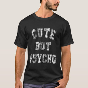 Camiseta Doce, Mas Humor Psicopata Mãe Sarcasmo