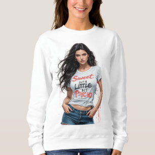 Camiseta Doce Mas Menina Psicopata