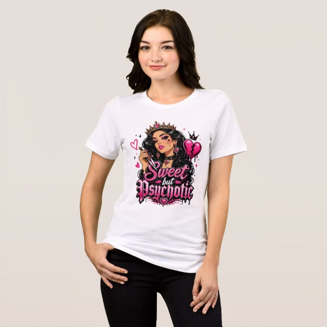 Camiseta Doce Mas Psicótica (Frente Completa)