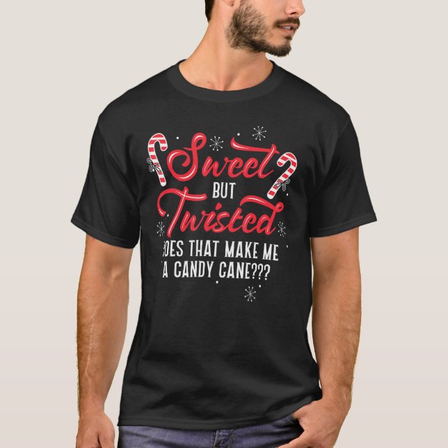 Camiseta Doce, mas torcida, isso me faz uma caneta doce? (Frente)