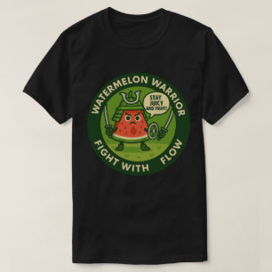 Camiseta Doce Melancia Samurai Arte Tema Japonês